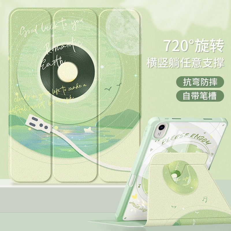 For Huawei matepadair protective case matepad11 flat case 2023 new matepadpro10.8 anti-bend 11.5 inch se acrylic 10.4 all-inclusive anti-drop Tablet Accessories