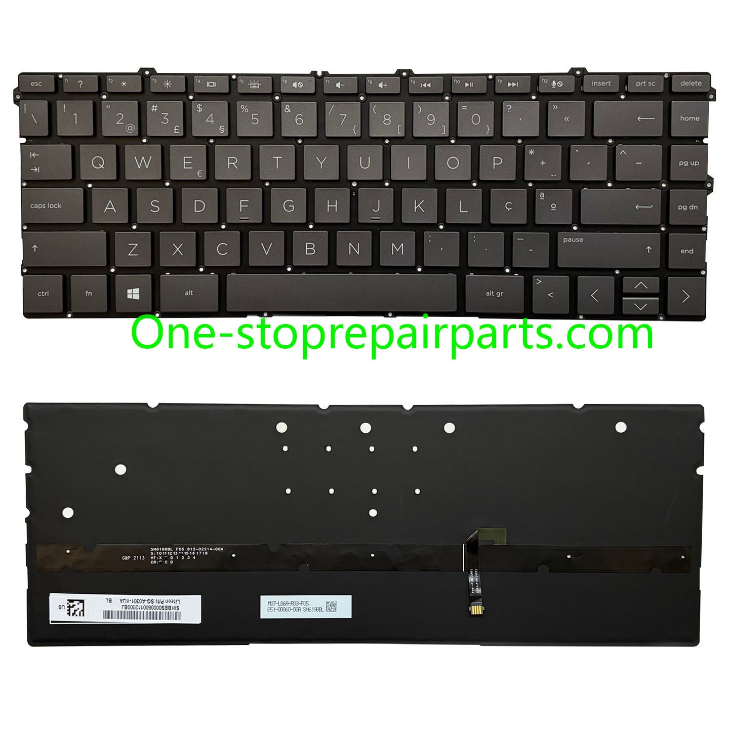 Upper Keyoard  for HP Spectre X360 13-AW TPN-Q225 UK/SP/RU/LA US