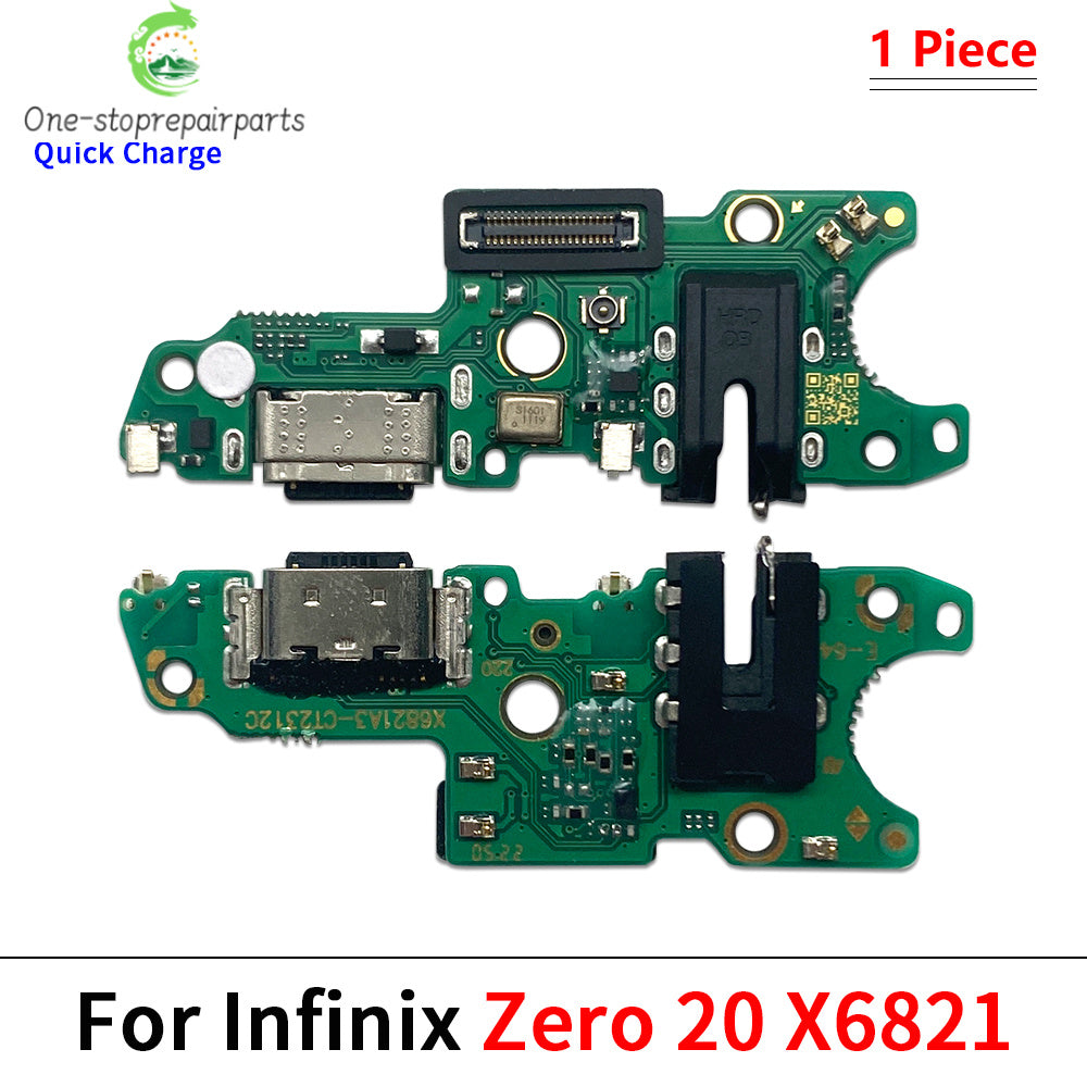 USB Charger Charging Dock Port Connector Flex Cable For infinix Zero 20 30 8 8i X Pro Neo 5G 2023 X6821 X6731 X6810  X6811  infinix phone repair parts
