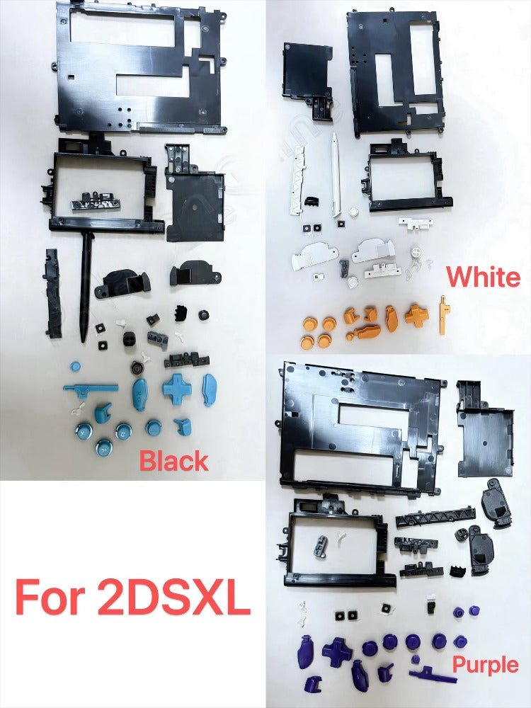 ABXY L R ZL ZR D Pad Cross Button Replacement Full Set Buttons For NEW 2DS XL LL Game Controller Accessory Repair Parts Game console repair parts