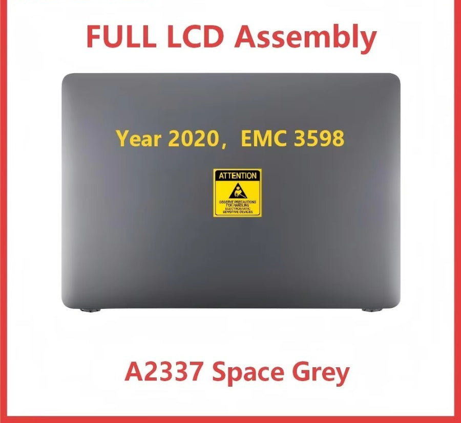 Brand New LCD Display Monitor Assembly For Macbook Air 13.3inch A2337 M1 Full LCD Display Screen 2020 Year Grey/Silver/Gold Macbook laptop repair parts