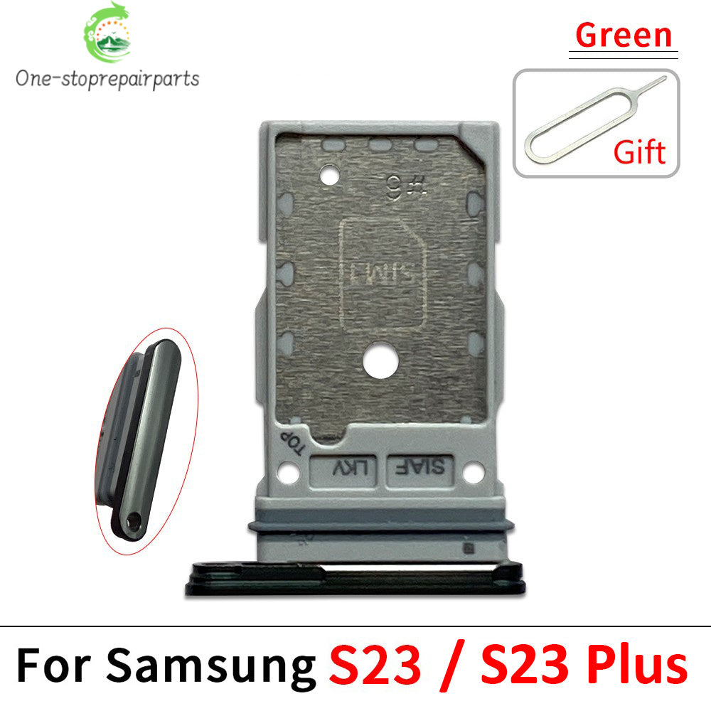 New For Samsung S23 S24 Plus Ultra 5G Dual SIM Card Slot SD Card Tray Holder Adapter