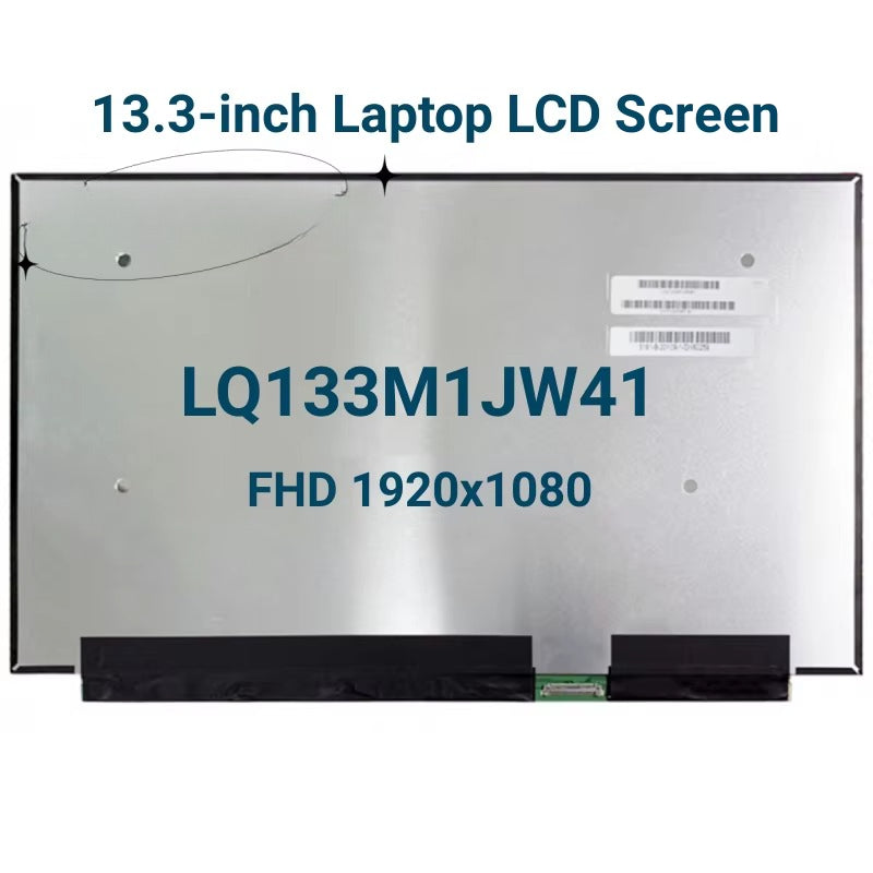 13.3" Laptop LCD Screen LQ133M1JW41 For Toshiba G83/HS FHD 1920x1080 IPS Slim Display Matrix Panel 30pins eDP Toshiba laptop repair parts