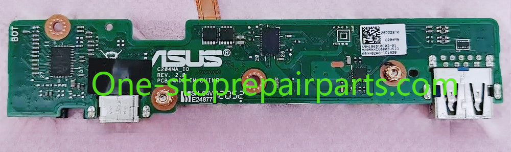 90NX02A0-R11000 IO Board for Asus Chromebook 11 C204MA C204EE USB Daughterboard 60NX02A0-IO1020 ASUS Laptop repair parts