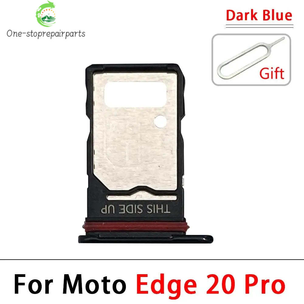 SIM Card Tray Slot Holder Adapter Accessories For Motorola Moto Edge 20 30 40 50 Pro Neo Fusion Lite Ultra Motorola phone repair parts
