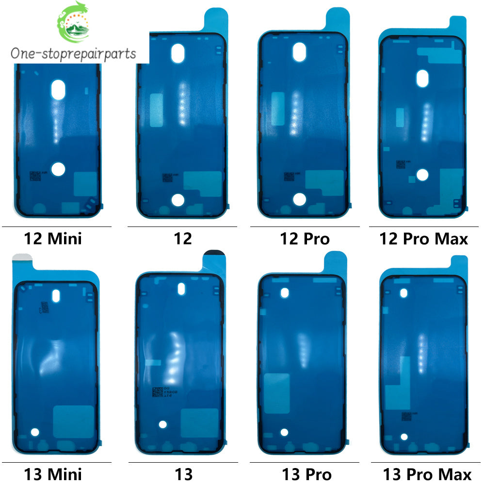 10Pcs/Lot, Waterproof Sticker LCD Screen Adhesive Frame Seal Tape For iPhone 11 12 13 14 15 16 Pro Max Mini Plus iPhone phone repair parts