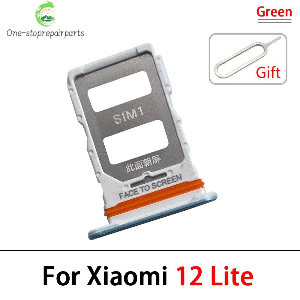 New For Xiaomi Mi 12 12T Pro 12 Lite 12s SIM Card Slot SD Card Tray Holder Adapter Replacement Parts  Xiaomi  Xiao mi phone repair parts