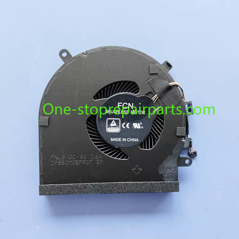 CPU GPU cooling fan for RAZER RZ09-0270 Blade 15 RZ09-0300 RZ09-0328 DFS501105PR0T FNL3 5V 0.5A DFS5K121142621 FNL5 cooler fans