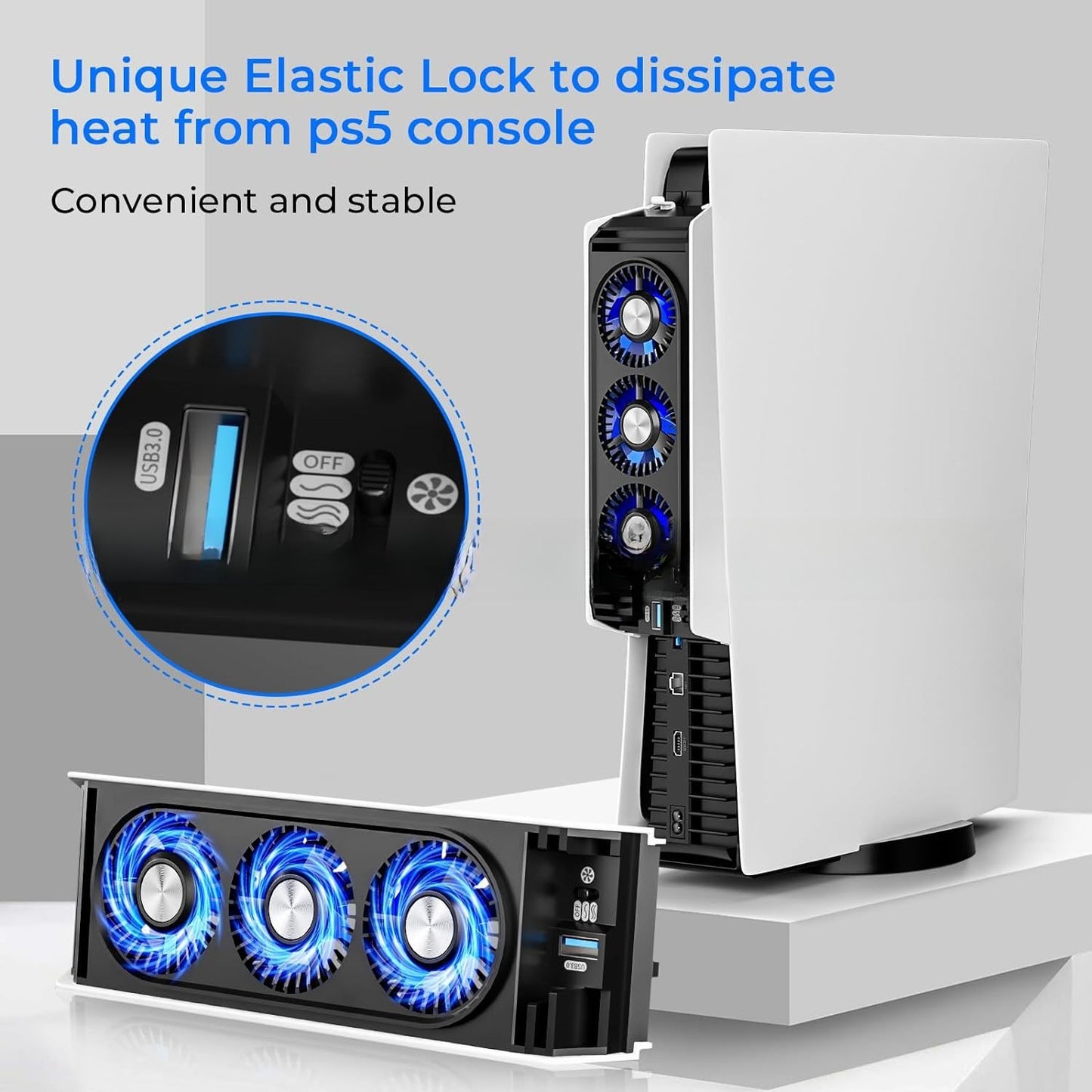 PS5 host cooling fan game console temperature control cooling fan PS5 radiator rear cooling new
