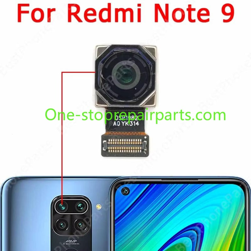 Rear Back Camera For Xiaomi Redmi Note 9 Pro 9S 9Pro Note9 Main Backside Camera Module Flex Replacement Spare Parts Xiaomi phone repair parts