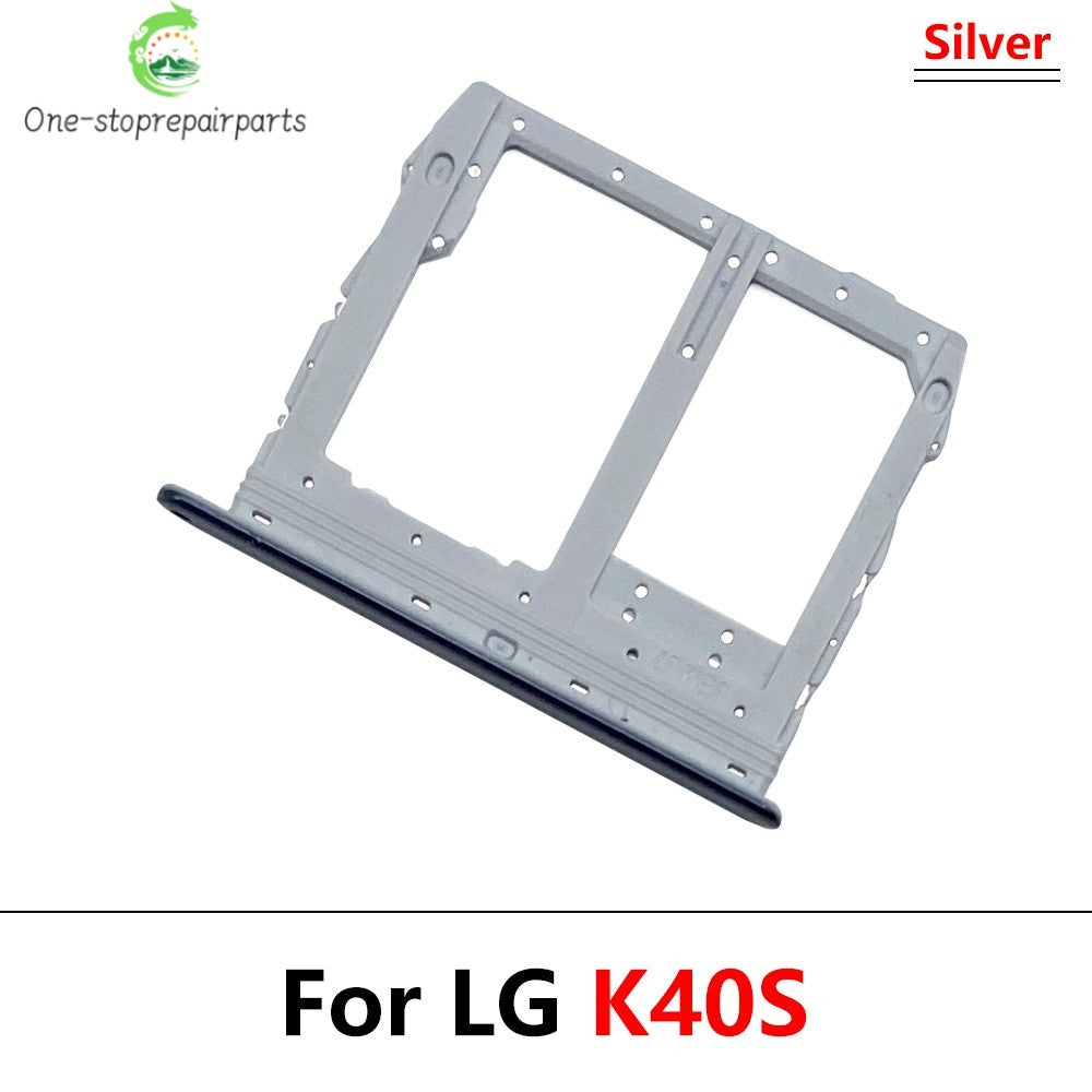 New SIM Card Tray Slot Holder Adapter Accessories For LG K22 K42 K52 K62 K41S K51 K61 K40s K12 Plus Replacement Parts  LG phone repair parts