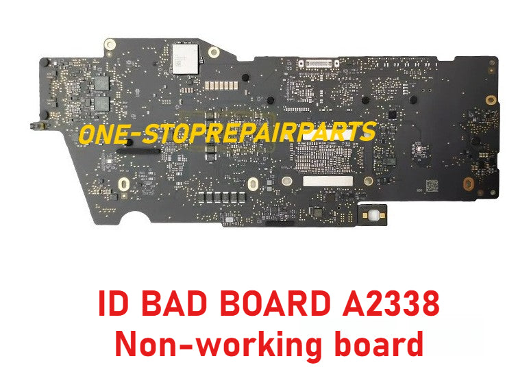 NO working ! ID BAD Donor board for MacBook A2337 A2338 A2681 A3113 A2941 A3240 A2442 A2918 A1932 A2159 128G 256G 512G ID non working logic motherboard for repair chips remove using  Macbook repair parts