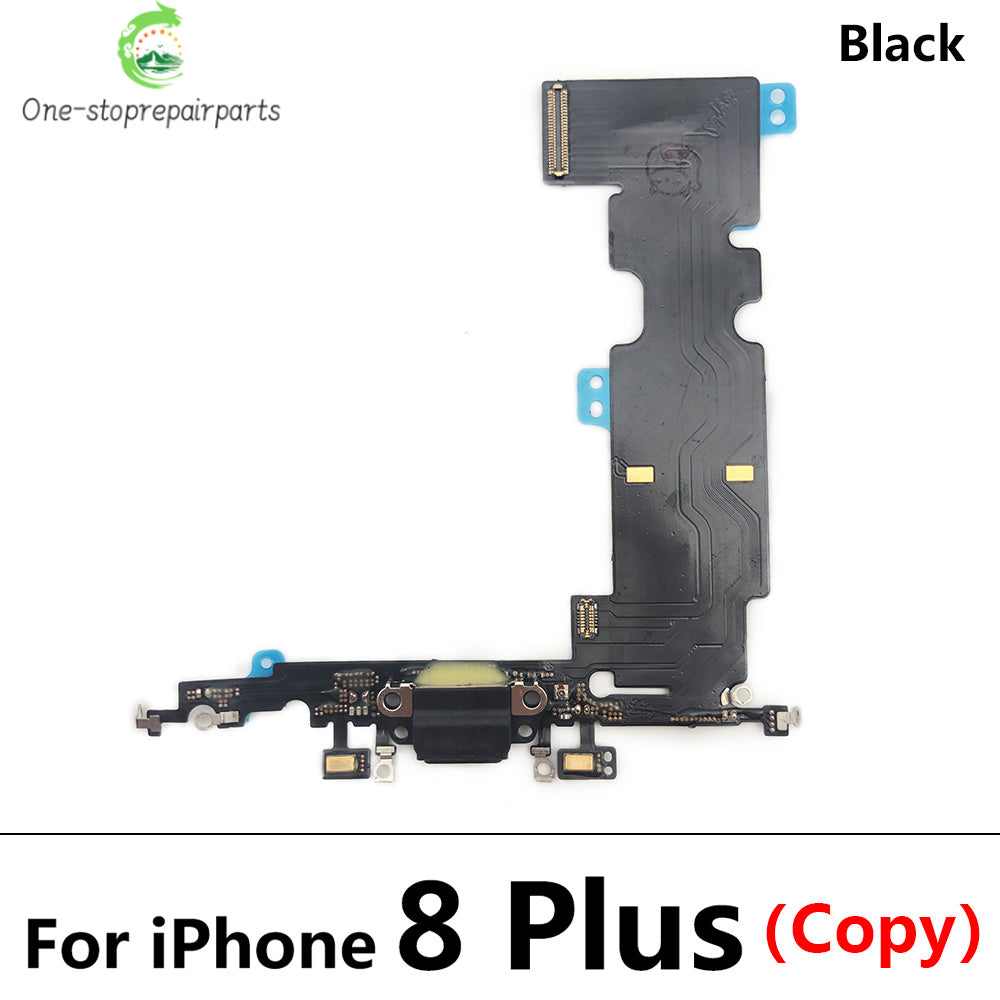 10Pcs/Lot, USB Charging Port Mic Microphone Dock Connector Board Flex Cable For iPhone 6 6G 6S 7 7G 8 8G Plus Repair Parts iPhone phone repair parts