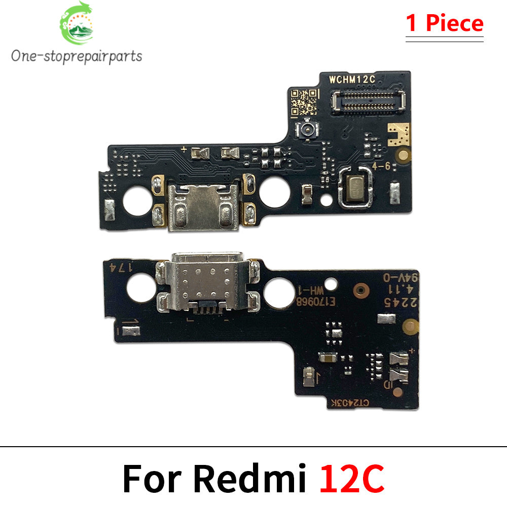 USB Charging Port Micro Dock Connector Board Flex Cable For Xiaomi Redmi 6 6A 7 7A 8 8A 9 9A 9C 10 10A 10C 12 12C 13C 4G 5G  Xiaomi  Xiao mi phone repair parts