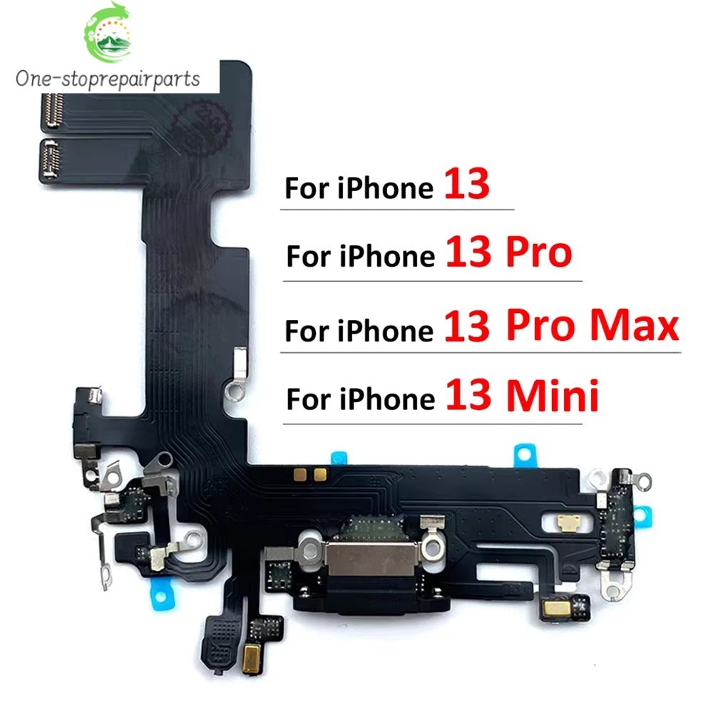New For iPhone 13 Pro 13Pro Max Mini Dock Connector Micro USB Charger Charging Port Flex Cable Microphone Board iPhone phone repair parts