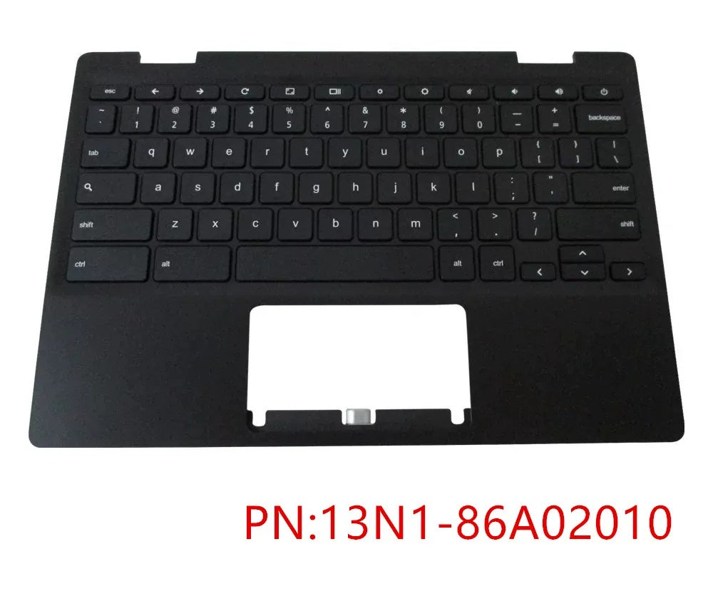 Upper case keyboard for For Asus Chromebook C204 C204E C Case Keyboard 13N1-86A02010 topcase palmrest KEYOARD