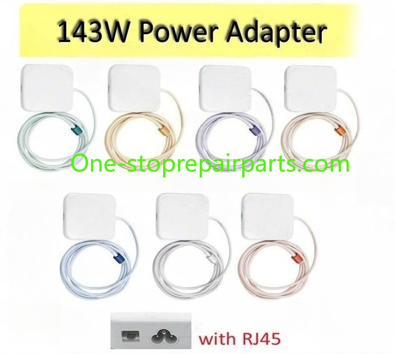 New 143w Power Adapter w/Ethernet A2290 for iMac (24" M1/M3/M4) A2280 A2439 A2438 A2873 A2874 A3137 A3247 w/ Power Cord Cable iMac repair parts