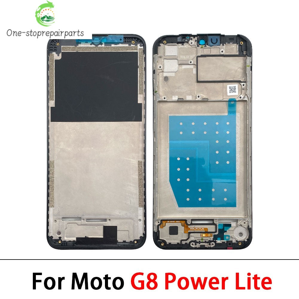 New Front Housing LCD Display Bezel Middle Frame For Motorola Moto G8 G9 Play Plus Power Lite Motorola phone repair parts