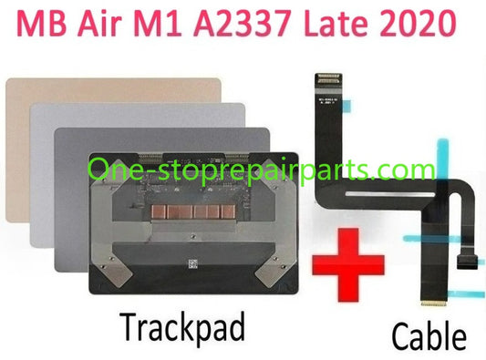 New A2337 Touchpad Trackpad With Cable for Macbook Air 13.3'' M1 A2337 Trackpad Late 2020 Year Gold Grey Silver Color Macbook repair parts