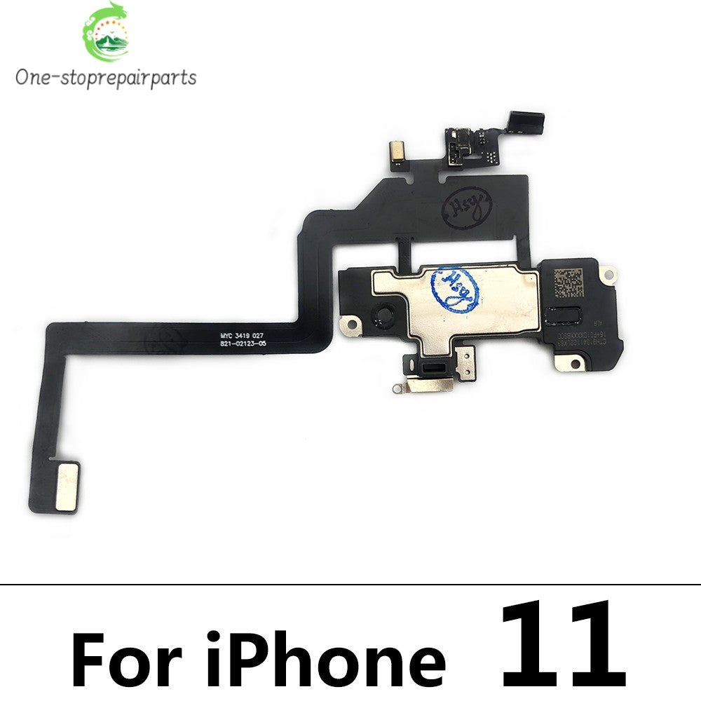 Proximity Light Sensor Flex For Iphone X XR XS Max 11 12 Pro Max MIni Ear Speaker Earpiece Earphone Flex Cable iPhone phone repair parts