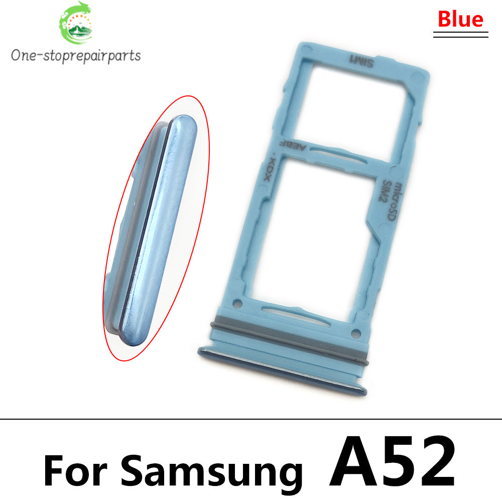 New Sim Card Tray Reader Socket Slot Holder For Samsung A32 A52 A72 4G 5G Replacement Part Samsung phone repair parts