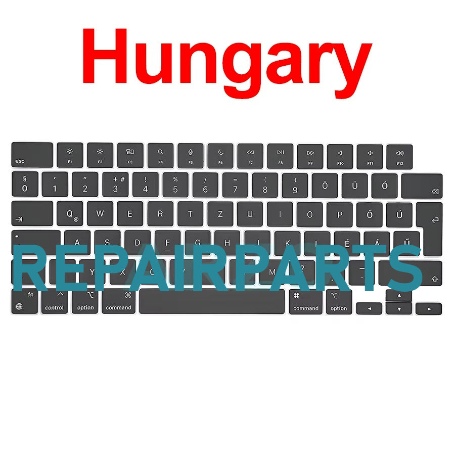 A2442 A2485 A2779 A2780 A2918 A2991 A2992 A3112 A3401 A3185 A3403 A3186 Keycaps Keys Key Cap For Macbook Pro 14" 16" 2021-2023 Macbook repair parts