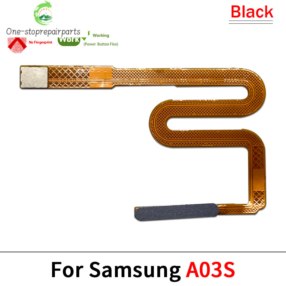 New For Samsung A15 A23 A03s 4G 5G Fingerprint Sensor Home Return Key Menu Button Flex Ribbon Cable Samsung phone repair parts