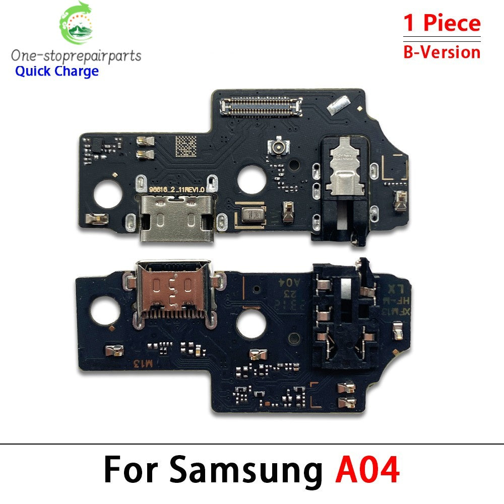 10Pcs USB Charging Port Dock Charger Connector Board Flex Cable For Samsung A22 A32 A12 A02 A03 A04 A04s A04E A05 A05s 4G 5G Samsung phone repair parts