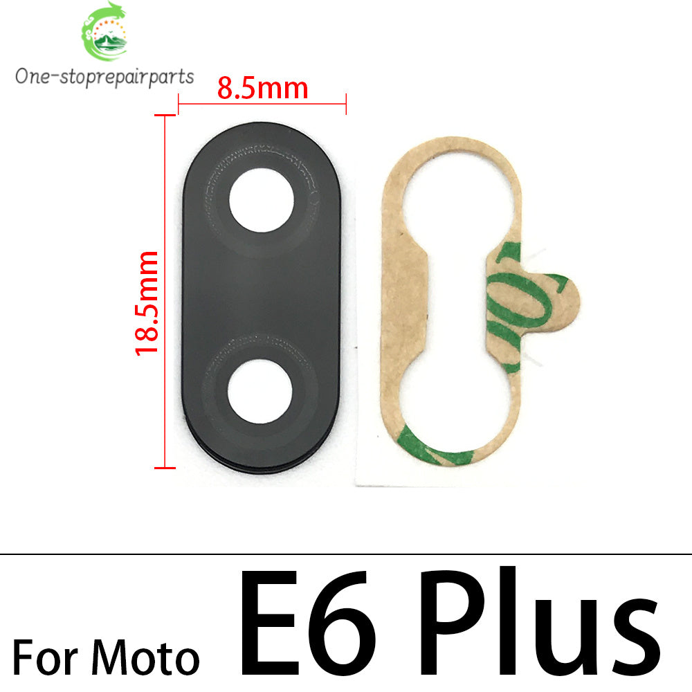 Back Rear Camera Glass Lens For Moto E4 E7 E6 E6s E5 E7i Plus Play Power E20 E30 E40 E22 E32 E13 E22i With Adhesive Motorola phone repair parts