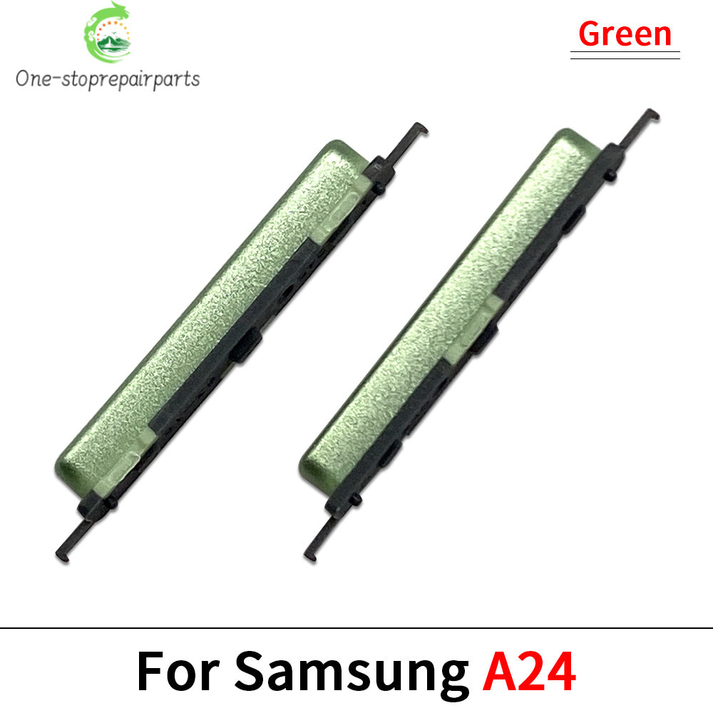 New For Samsung A14 A24 A34 A54 4G 5G Side Key Power and Volume Buttons Button Replacement Parts Samsung phone repair parts