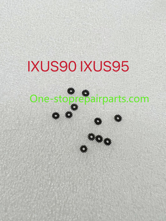10PCS Lens Gear For Canon IXUS90 IXUS95 90 95 Focus Focusing Motor Gear Digital Camera Repair parts (black)