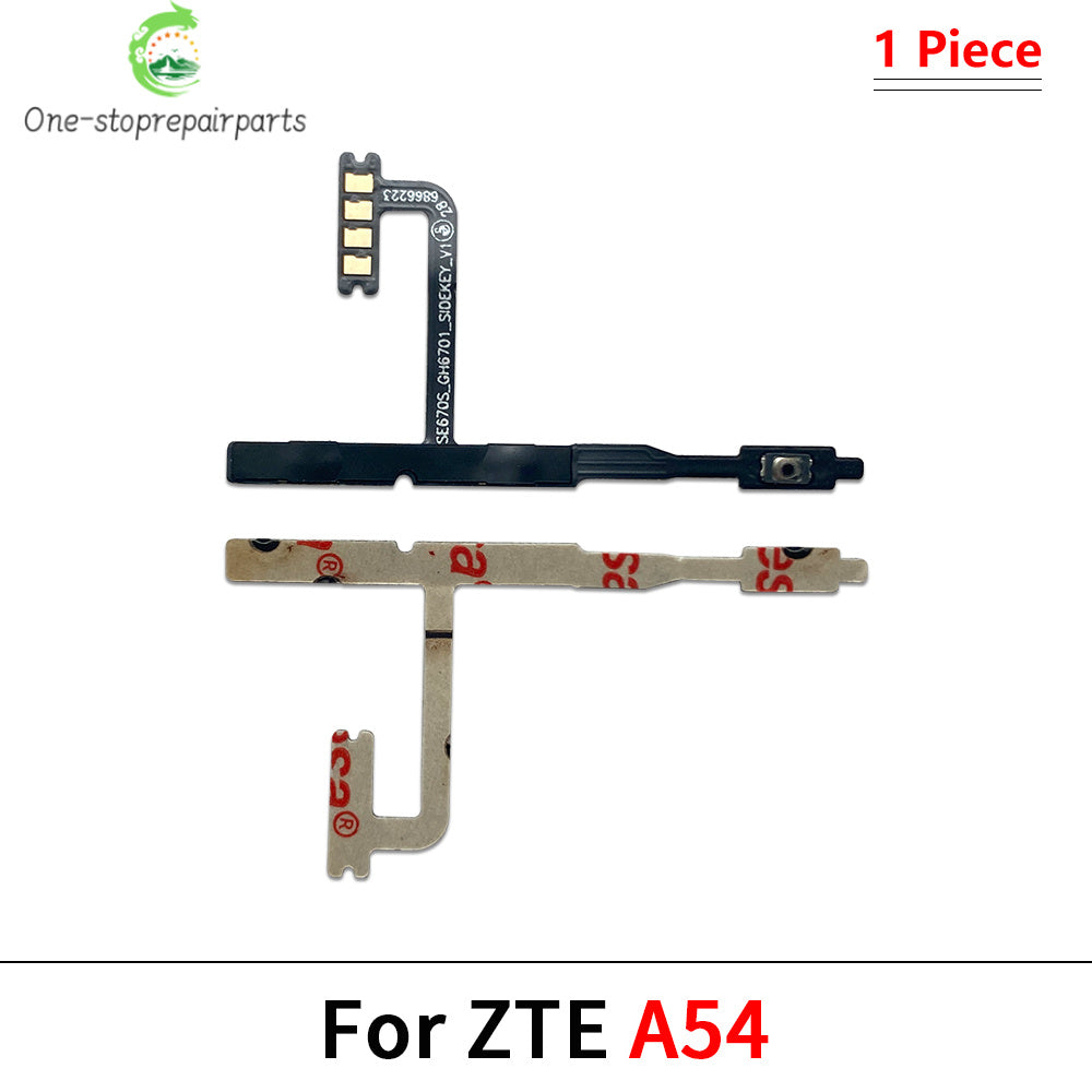 Volume Button Power Switch On Off Button Flex Cable For ZTE A33s A34 A51 A52 A53 A54 A71 A72 A73 Pro 4G 5G 2022 ZTE phone repair parts
