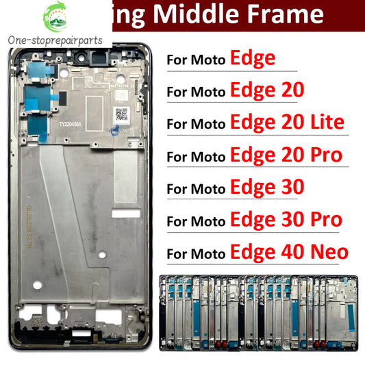 New Housing Middle Frame Bezel Middle Frame For Motorola Moto Edge 20 30 Lite Pro / Edge 40 Neo Replacement Parts Motorola phone repair parts