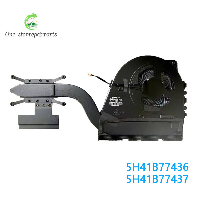 NEW ORIGINAL Laptop CPU GPU Cooling Fan With Heatsink For Lenovo T14 Gen 5 AMD 5H41B77436 5H41B77437 Lenovo laptop repair parts