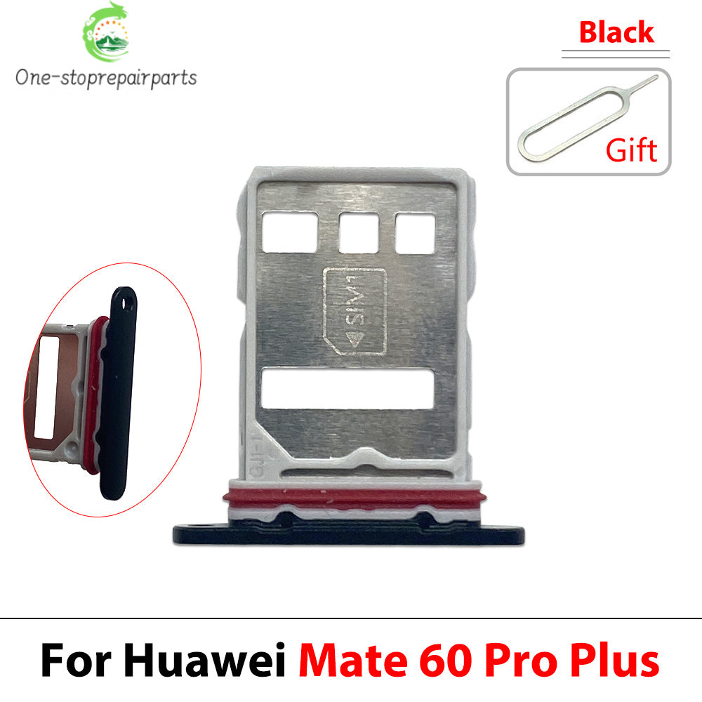 10Pcs, SIM Card Holder Tray Slot Holder Adapter Socket For Huawei Mate 50 60 Pro Plus 4G 5G Huawei phone repair parts