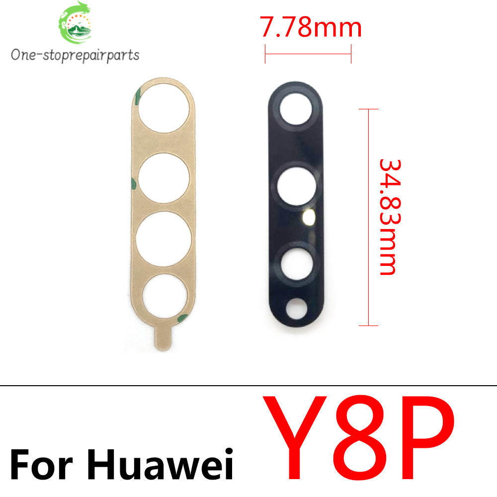 10Pcs, Rear Back Camera Glass Lens For Huawei Y9S Y9A Y8S Y8P Y6P Y7P Y7A Y6s Y5P 2020 Y9 Prime 2019 With Adhesive Huawei phone repair parts