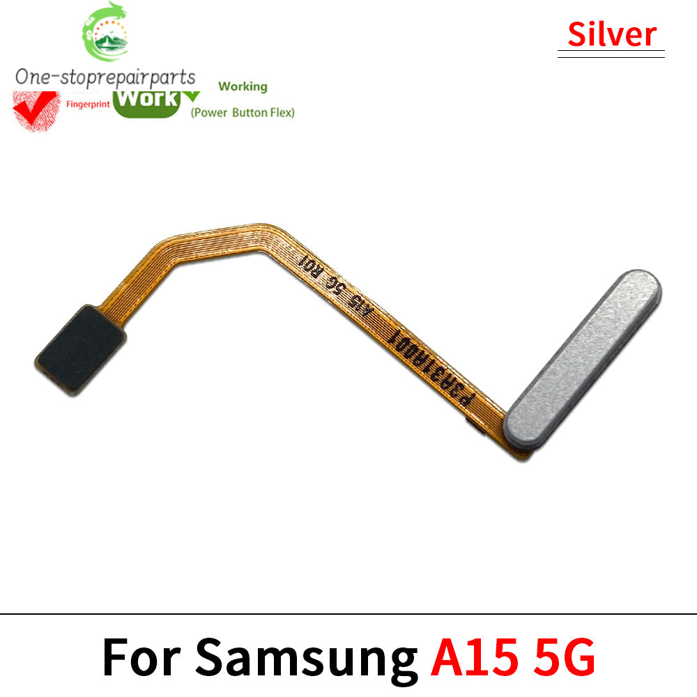 New For Samsung A05s A15 A25 4G 5G Home Button FingerPrint Touch ID Sensor Flex Cable Replacement Parts Samsung phone repair parts
