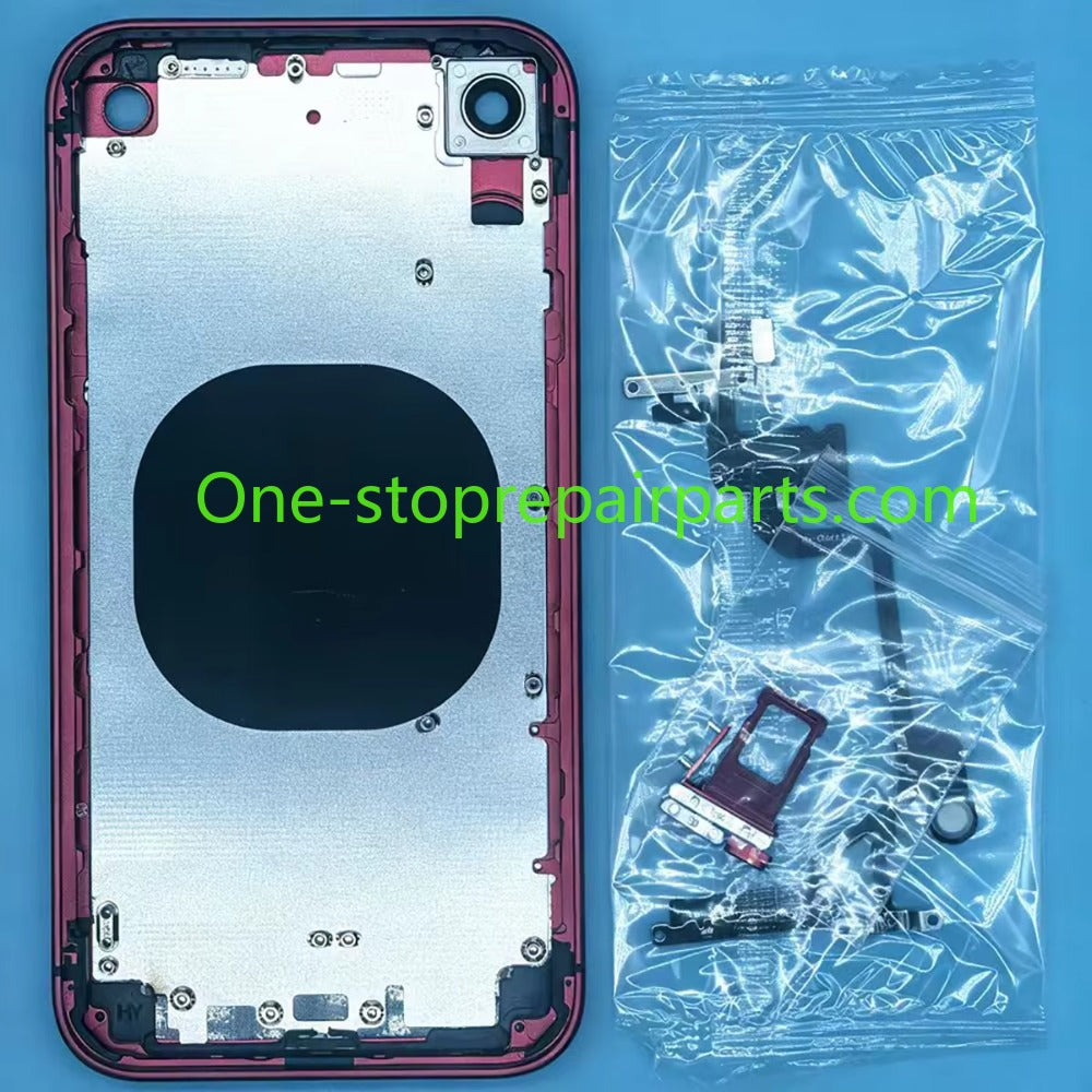 DIY Retrofit Housing Kit For iPhone XR/11 18 Pro Style Assembly With Frame, Flex Cable, Side Keys & Matching Phone Case iPhone phone repair parts