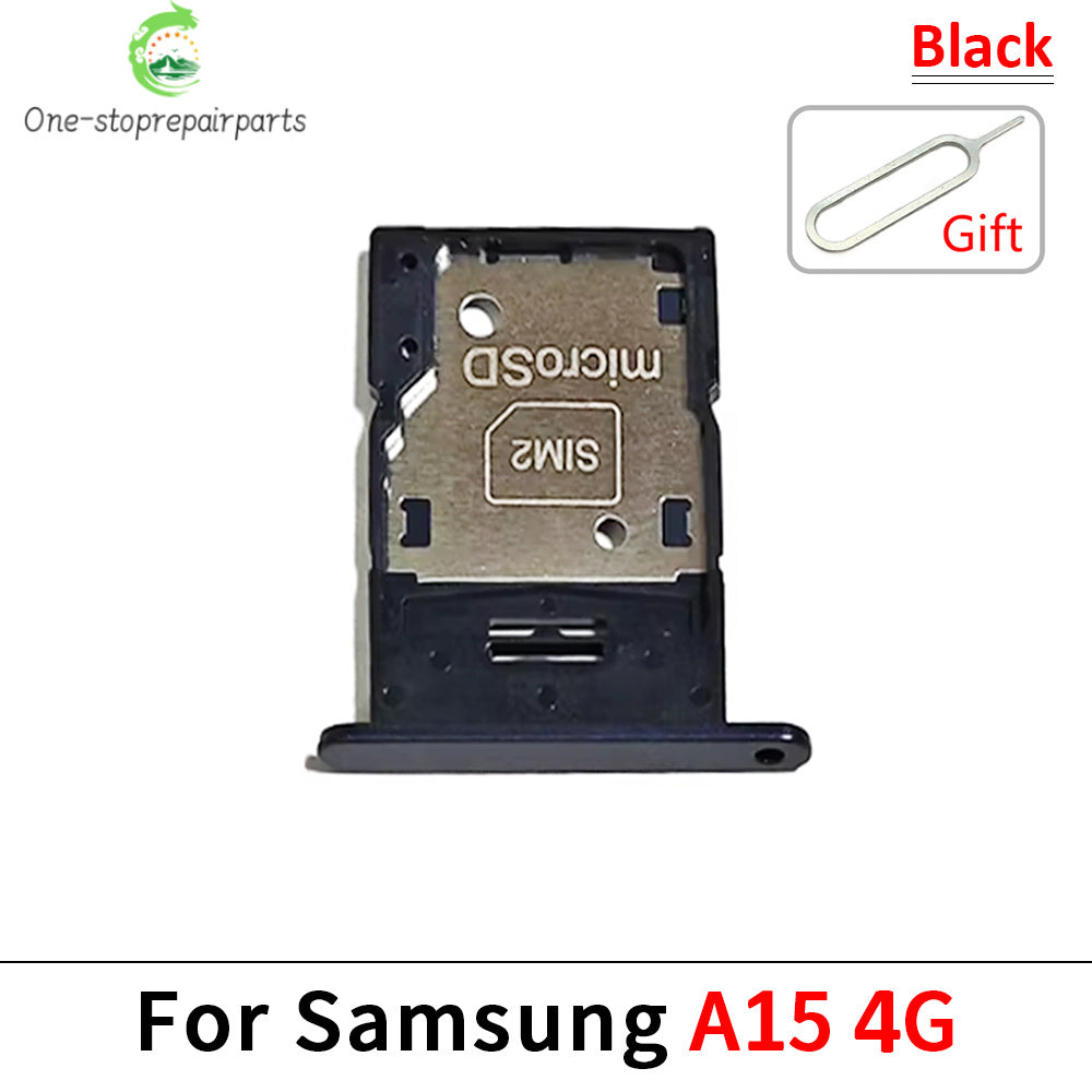 10Pcs, New For Samsung A15 A25 A35 A55 4G 5G SIM Card Slot SD Card Tray Holder Adapter Samsung phone repair parts