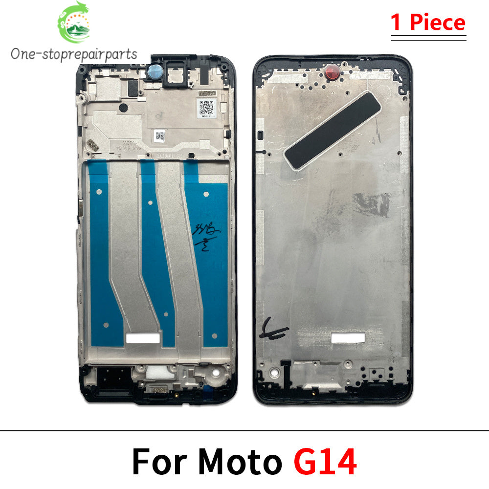 Housing Middle Frame Bezel Plate Cover For Motorola Moto G04 G14 G24 G34 G54 G84 Power Motorola phone repair parts