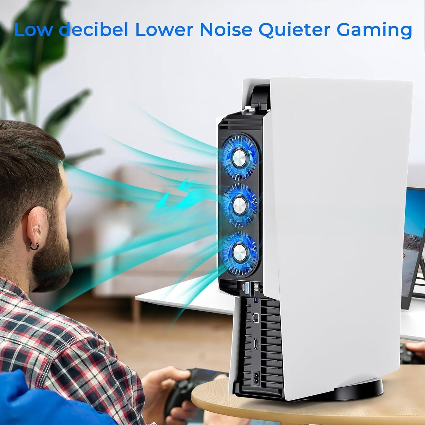 PS5 host cooling fan game console temperature control cooling fan PS5 radiator rear cooling new