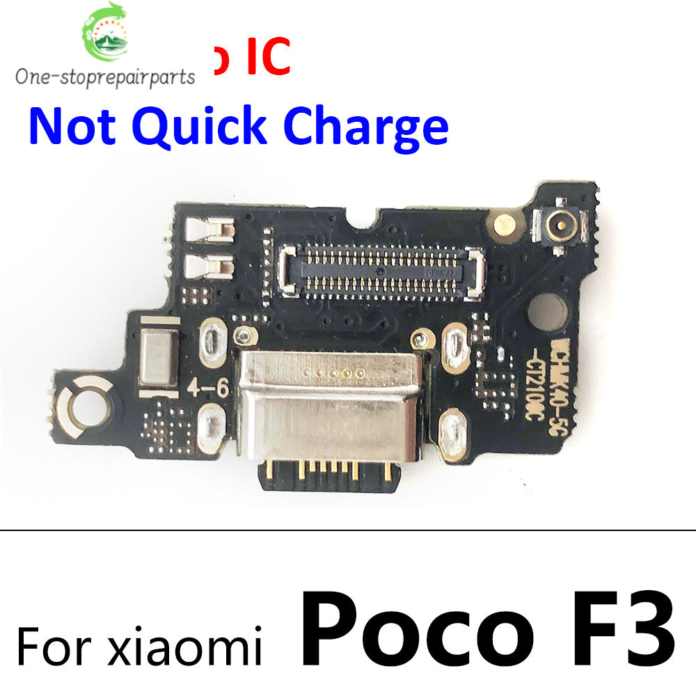USB Port Charger Dock Connector Charging Board FLex Cable For Xiaomi Poco F1 F2 Pro F3 X3 X4 M3 M4 Pro 4G 5G Mic Microphone  Xiaomi  Xiao mi phone repair parts