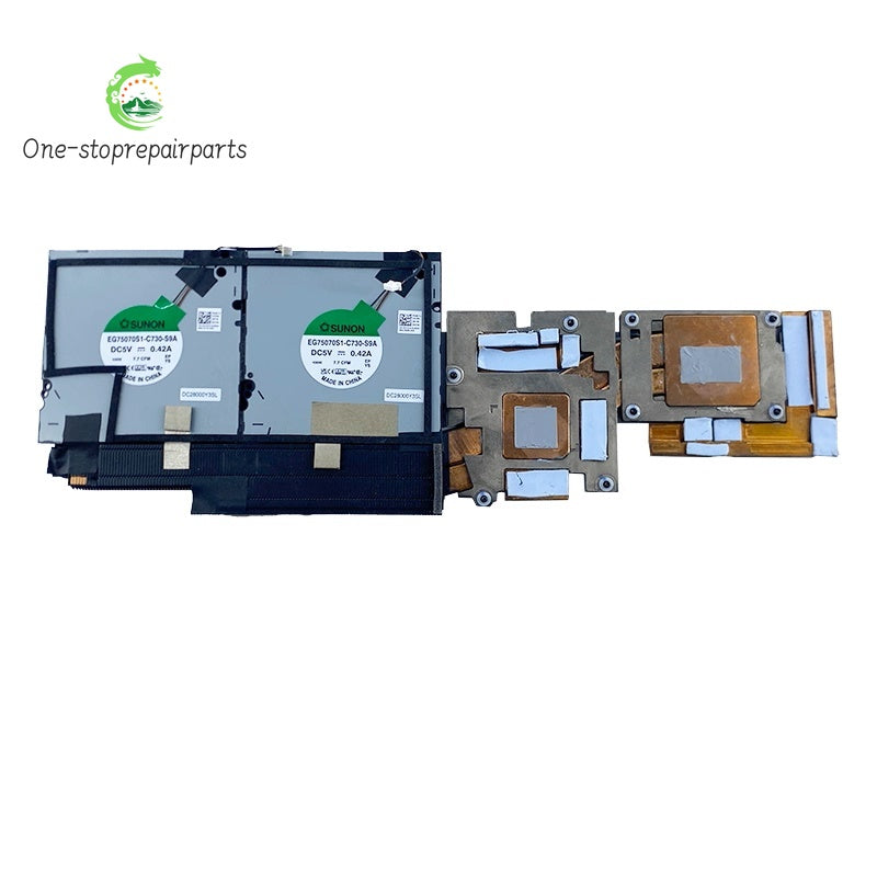 NEW Original LAPTOP CPU GPU Cooling Fan With Heatsink For Dell Precision 7670 M7670 04YGRP Dell laptop repair parts