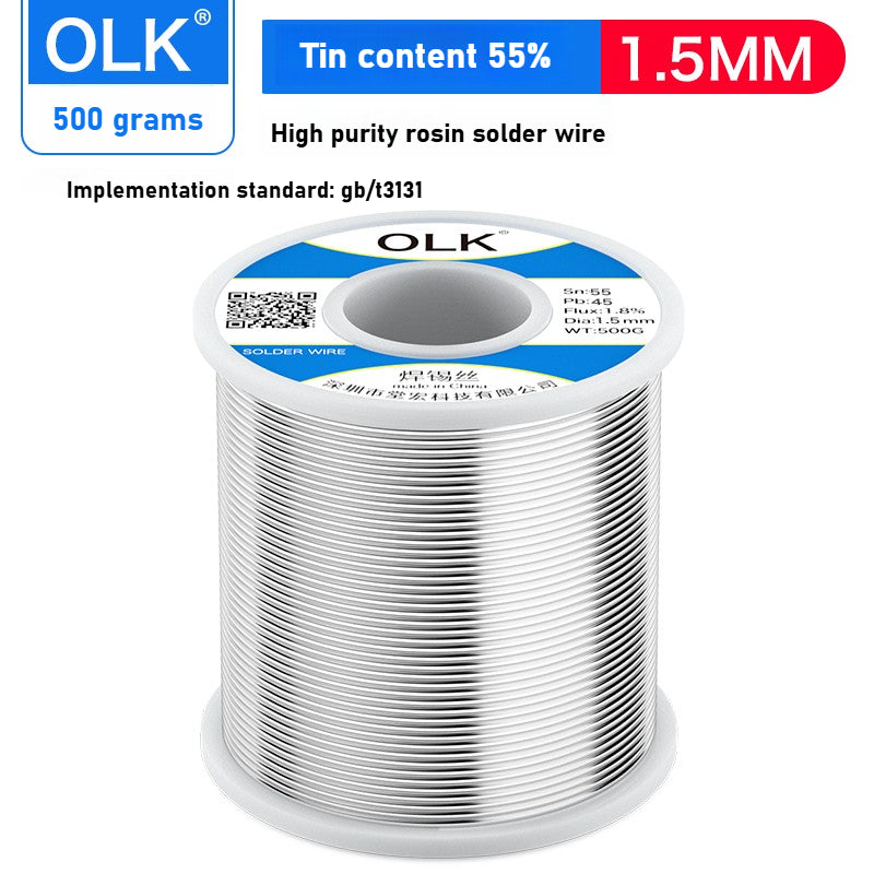 High purity solder wire 63 low temperature with flux rosin core welding household electric soldering iron lead-free solder wire Repair tools