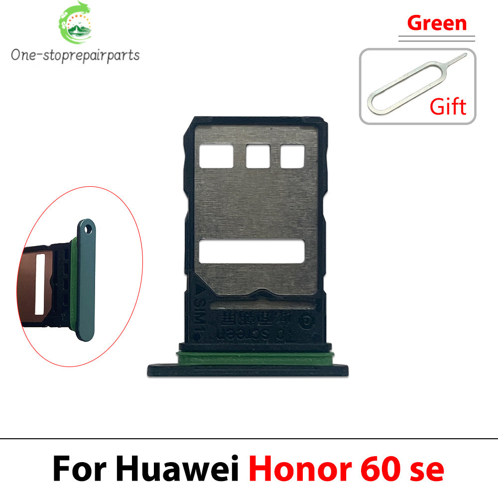 New For Huawei Honor 50 60 70 80 90 Pro Se Lite Plus 5G SIM Card Slot SD Card Tray Holder Adapter Huawei phone repair parts