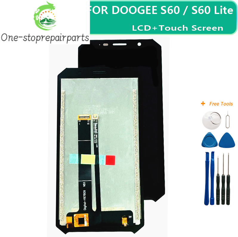 New Touch Screen+LCD Display Assembly Replacement For Doogee S60 Lite S60 Display Screen LCD Display Assembly Replacement Doogee phone repair parts