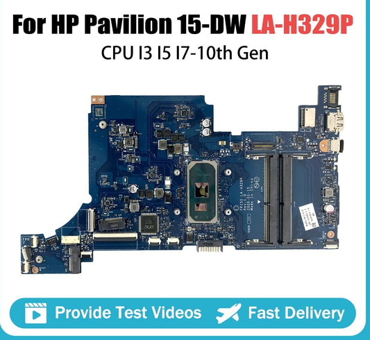 For HP 15-DW 250 G8 Motherboard L86465-601 L86470-601 L51985-601 FPI50 LA-H329P i3 i5 i7 8/10th Gen Mainboard Pavilion HP laptop repair parts