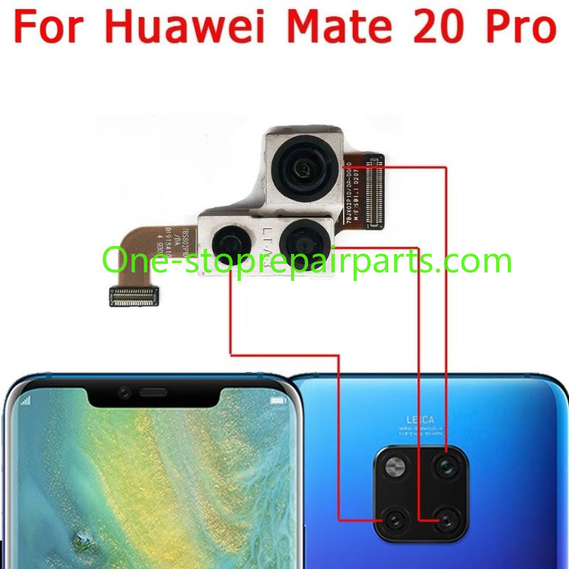 Back Camera For Huawei Mate 20 X 30 40 Pro 8 9 10 Lite Rear Camera Module Backside View HUAWEI phone repair parts
