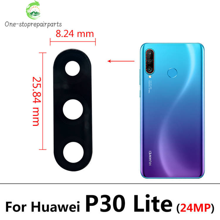 10Pcs/lot,  Back Rear Camera Glass Lens Cover With Adhesive For Huawei P20 P30 P40 P50 Pro Lite E 5G Huawei phone repair parts