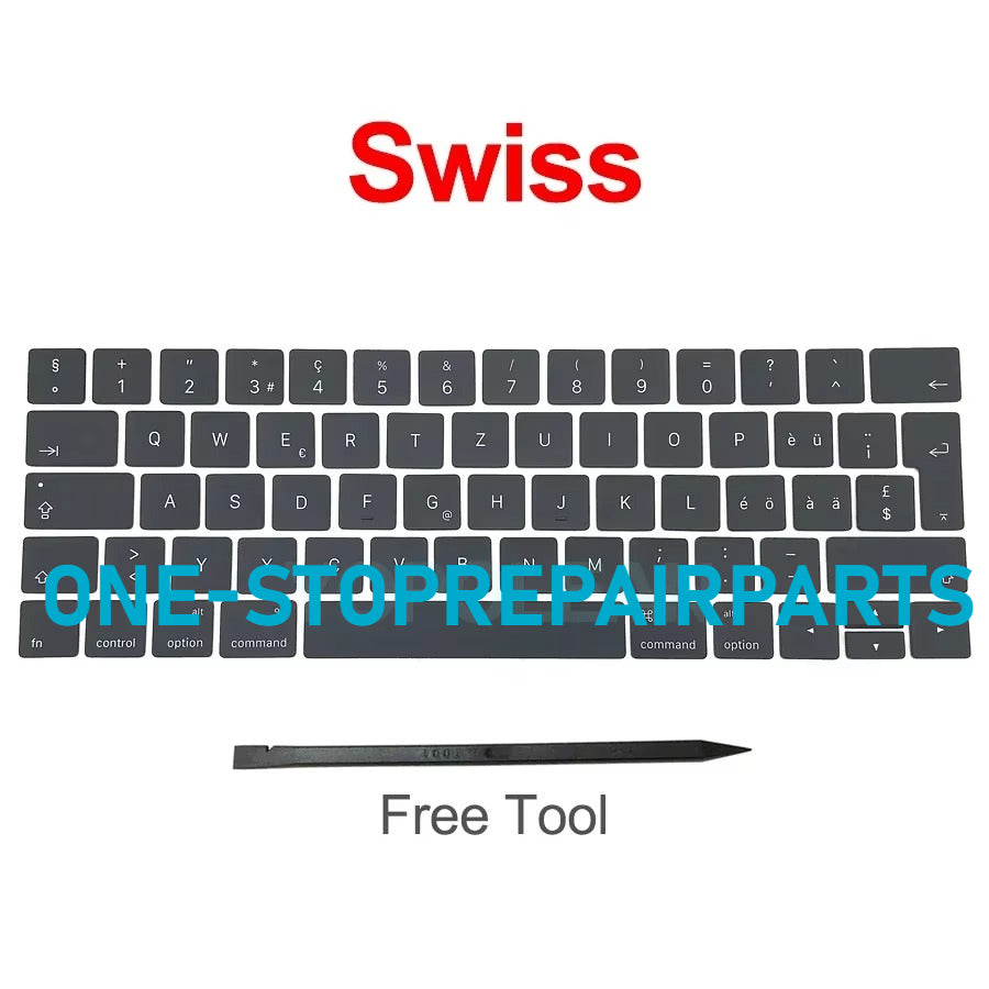 New A1989 A1990 Keyboard keys keycap for Macbook Pro Retina laptop key cap 2018 2019 Year Macbook repair parts